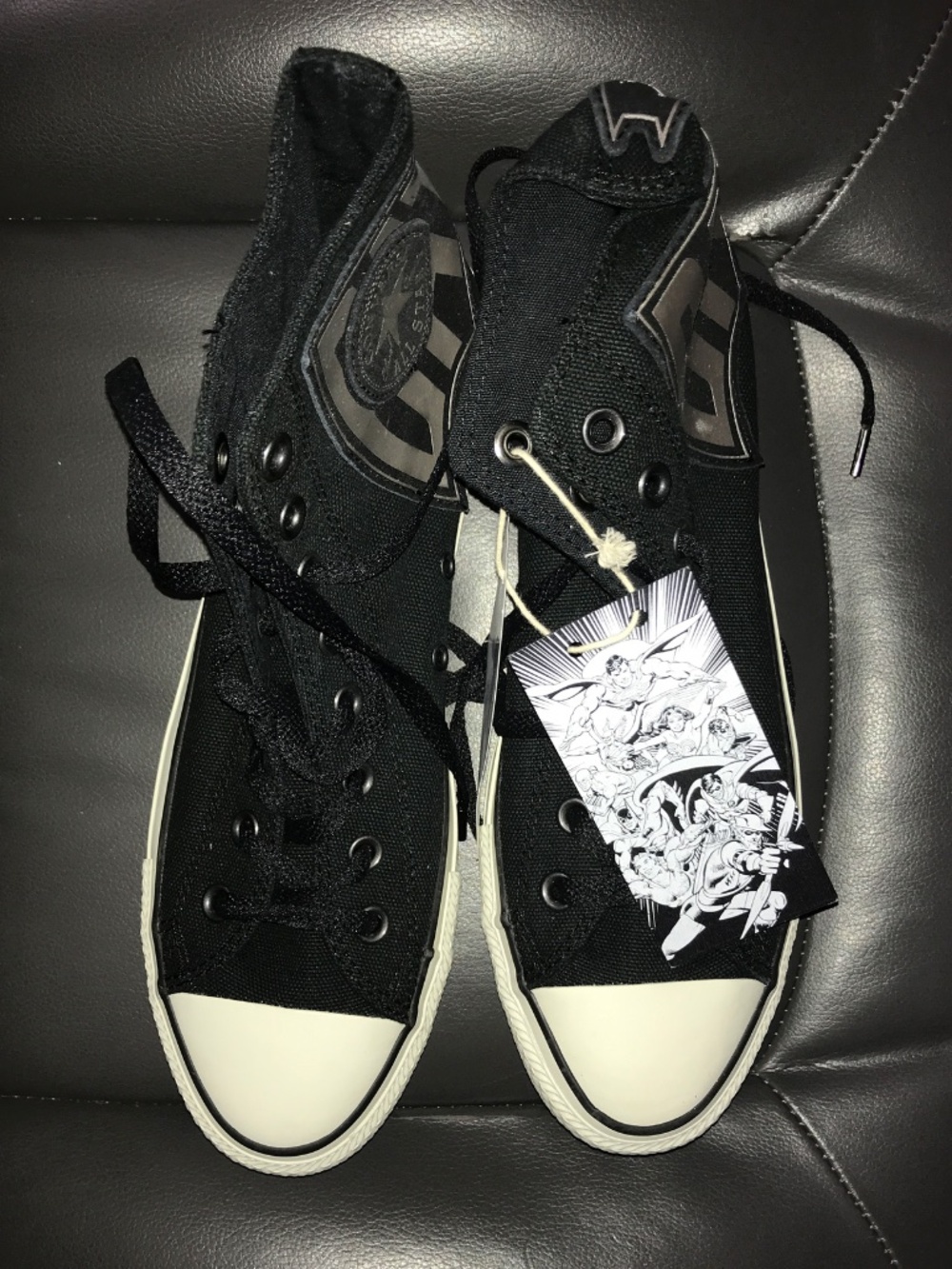 Veg Ltd Ed Converse Chuck Taylor All Star Batman Hi-Tops -M 8.5- NWT NIB 125562c